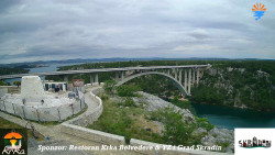 Skradin, řeka Krka, most A1