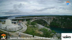 Skradin, řeka Krka, most A1