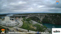 Skradin, řeka Krka, most A1