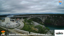 Skradin, řeka Krka, most A1