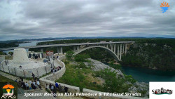 Skradin, řeka Krka, most A1
