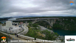 Skradin, řeka Krka, most A1