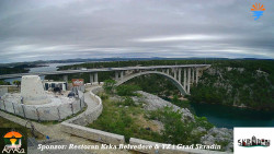 Skradin, řeka Krka, most A1