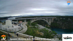 Skradin, řeka Krka, most A1