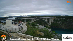 Skradin, řeka Krka, most A1