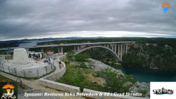 Skradin, řeka Krka, most A1