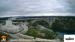 Skradin, řeka Krka, most A1