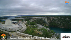 Skradin, řeka Krka, most A1