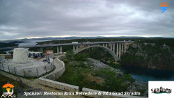 Skradin, řeka Krka, most A1