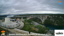 Skradin, řeka Krka, most A1