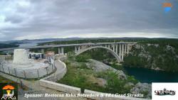 Skradin, řeka Krka, most A1