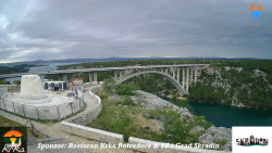Skradin, řeka Krka, most A1
