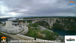 Skradin, řeka Krka, most A1