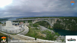 Skradin, řeka Krka, most A1