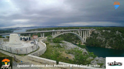 Skradin, řeka Krka, most A1