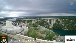 Skradin, řeka Krka, most A1