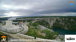 Skradin, řeka Krka, most A1