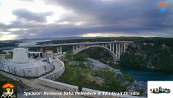 Skradin, řeka Krka, most A1