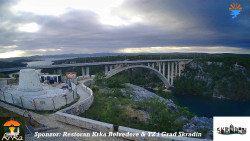 Skradin, řeka Krka, most A1