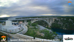Skradin, řeka Krka, most A1