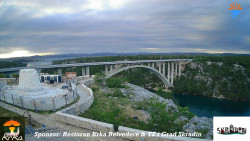 Skradin, řeka Krka, most A1