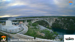 Skradin, řeka Krka, most A1