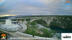 Skradin, řeka Krka, most A1
