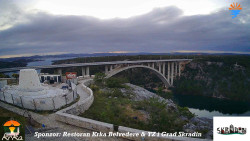 Skradin, řeka Krka, most A1
