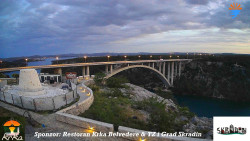 Skradin, řeka Krka, most A1