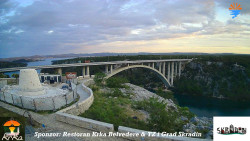 Skradin, řeka Krka, most A1