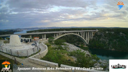 Skradin, řeka Krka, most A1