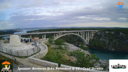 Skradin, řeka Krka, most A1