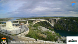 Skradin, řeka Krka, most A1