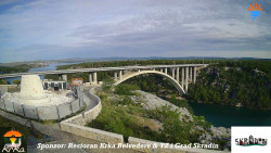 Skradin, řeka Krka, most A1