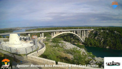 Skradin, řeka Krka, most A1