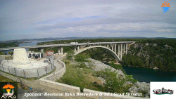 Skradin, řeka Krka, most A1