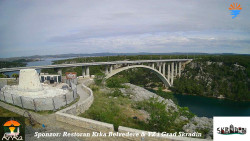 Skradin, řeka Krka, most A1