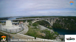 Skradin, řeka Krka, most A1