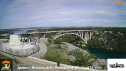 Skradin, řeka Krka, most A1