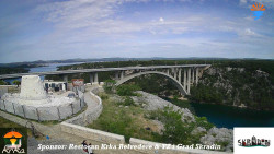 Skradin, řeka Krka, most A1