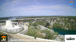 Skradin, řeka Krka, most A1