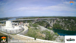 Skradin, řeka Krka, most A1