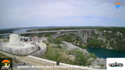 Skradin, řeka Krka, most A1