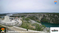 Skradin, řeka Krka, most A1