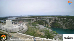 Skradin, řeka Krka, most A1