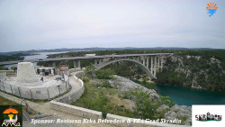 Skradin, řeka Krka, most A1