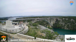 Skradin, řeka Krka, most A1