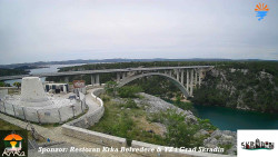 Skradin, řeka Krka, most A1