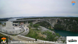 Skradin, řeka Krka, most A1
