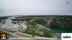 Skradin, řeka Krka, most A1